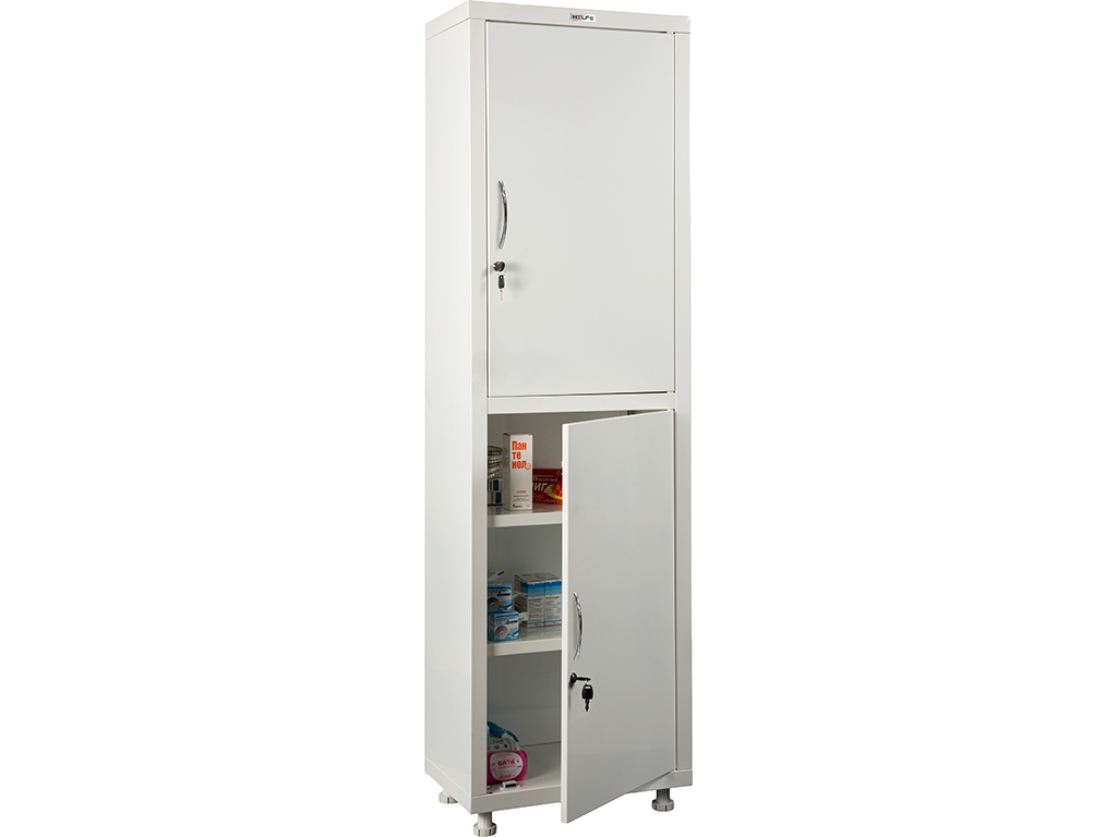 Медицинский шкаф HILFE 1655x500x320 со стальными полками МД 1 1650/SS в наличии
