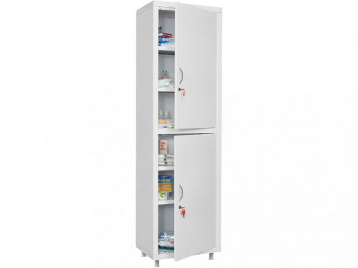 Медицинский шкаф HILFE 1655x570x320 со стальными полками МД 1 1657/SS высокое качество товара